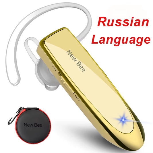 B41 Bluetooth V5.0 Headset Wireless Headphones Hands-Free Earphones 22H Earpiece with CVC6.0 Mic for Business Driving